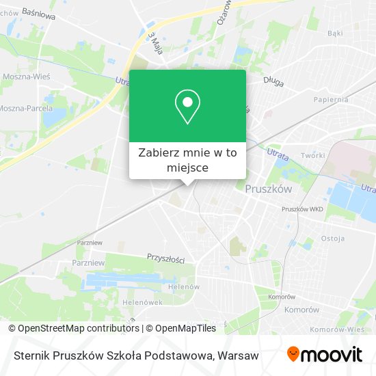 Mapa Sternik Pruszków Szkoła Podstawowa