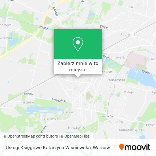 Mapa Usługi Księgowe Katarzyna Wiśniewska