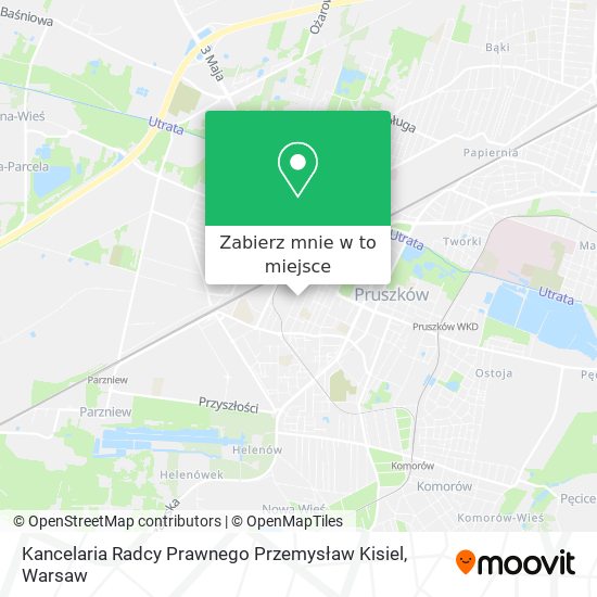 Mapa Kancelaria Radcy Prawnego Przemysław Kisiel