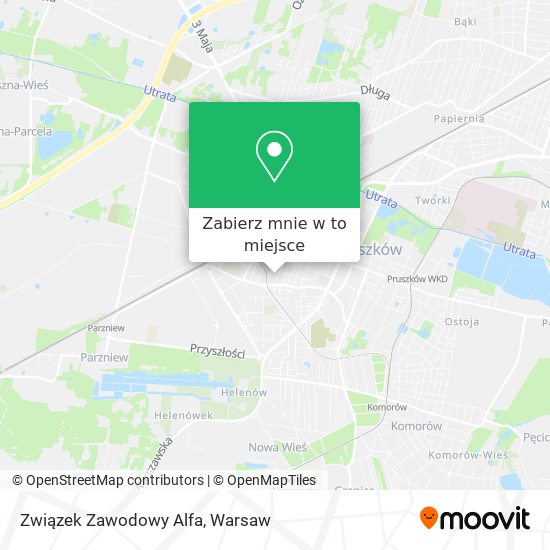 Mapa Związek Zawodowy Alfa