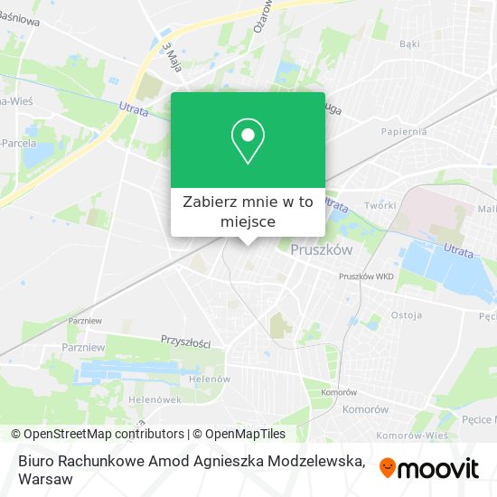 Mapa Biuro Rachunkowe Amod Agnieszka Modzelewska