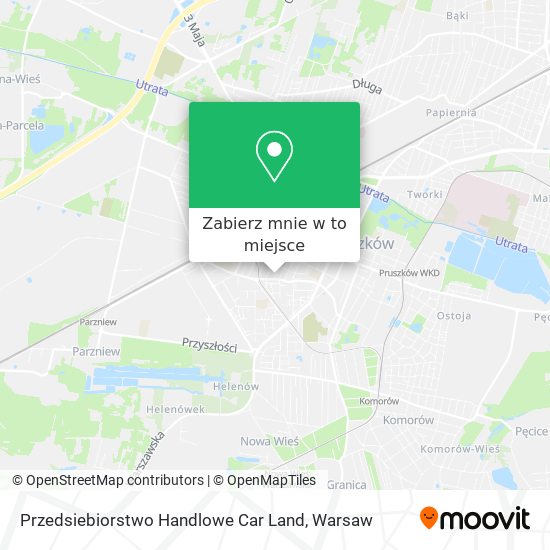 Mapa Przedsiebiorstwo Handlowe Car Land