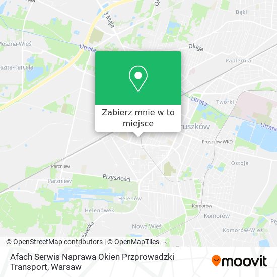 Mapa Afach Serwis Naprawa Okien Przprowadzki Transport