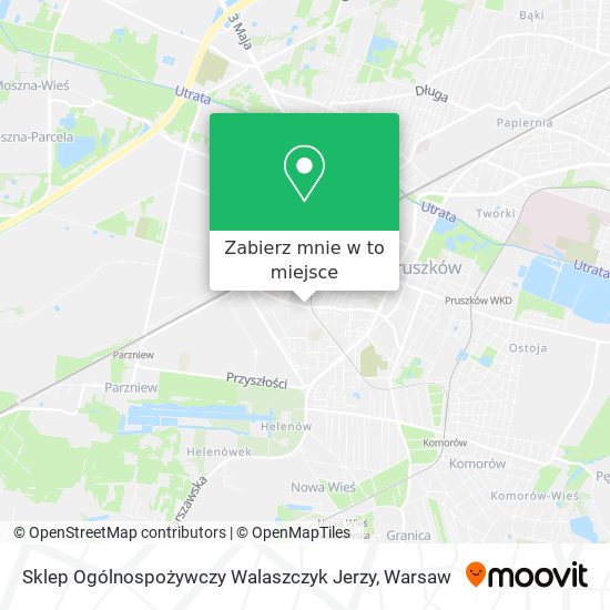 Mapa Sklep Ogólnospożywczy Walaszczyk Jerzy