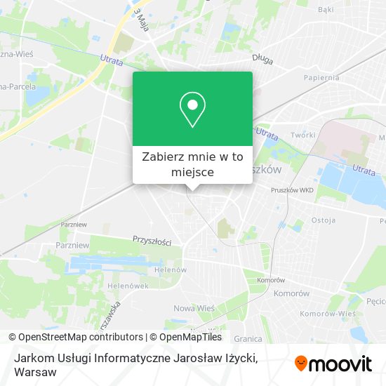 Mapa Jarkom Usługi Informatyczne Jarosław Iżycki