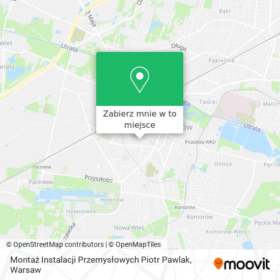 Mapa Montaż Instalacji Przemysłowych Piotr Pawlak