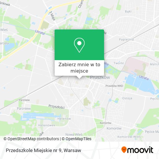 Mapa Przedszkole Miejskie nr 9