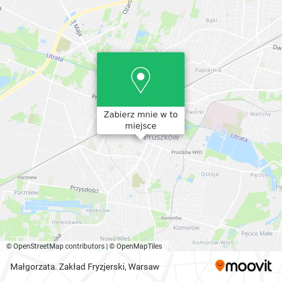 Mapa Małgorzata. Zakład Fryzjerski