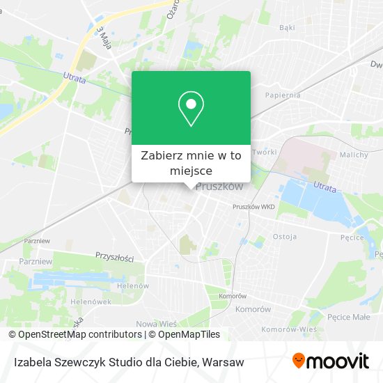 Mapa Izabela Szewczyk Studio dla Ciebie