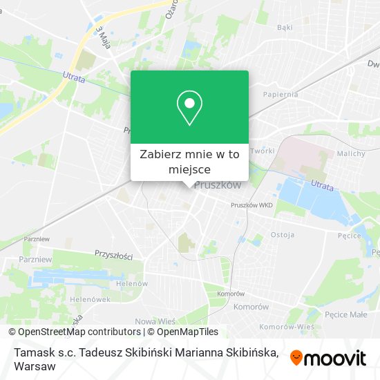 Mapa Tamask s.c. Tadeusz Skibiński Marianna Skibińska
