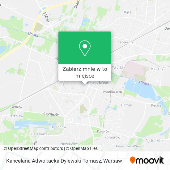 Mapa Kancelaria Adwokacka Dylewski Tomasz