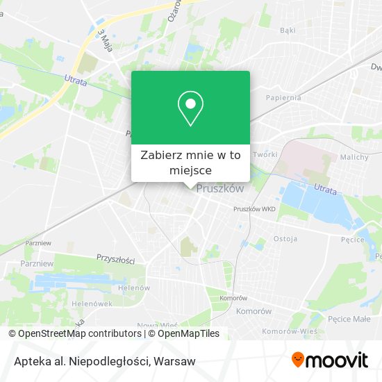 Mapa Apteka al. Niepodległości