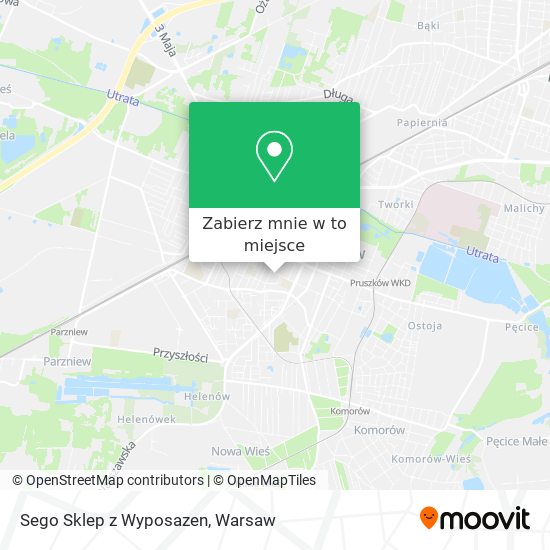 Mapa Sego Sklep z Wyposazen