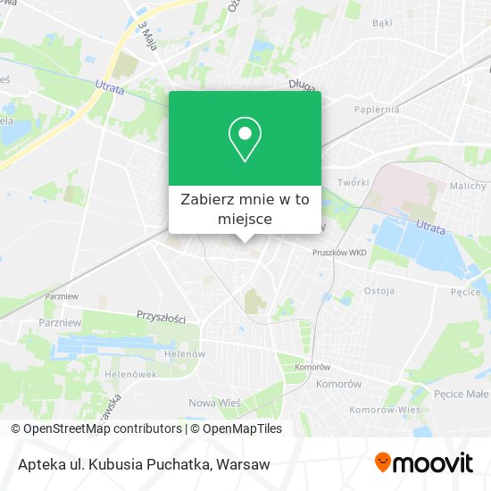 Mapa Apteka ul. Kubusia Puchatka