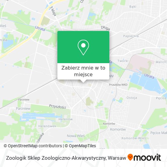 Mapa Zoologik Sklep Zoologiczno-Akwarystyczny