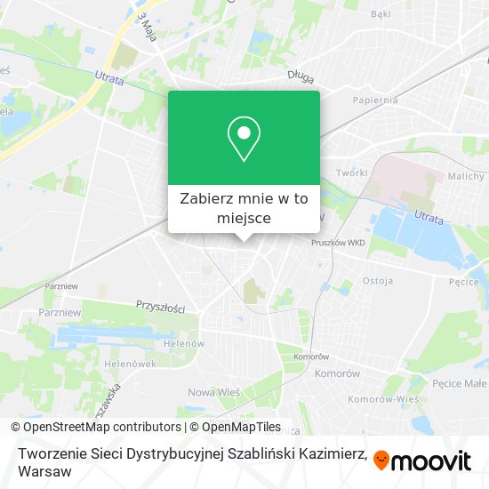 Mapa Tworzenie Sieci Dystrybucyjnej Szabliński Kazimierz