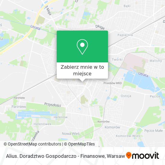 Mapa Alius. Doradztwo Gospodarczo - Finansowe