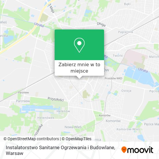 Mapa Instalatorstwo Sanitarne Ogrzewania i Budowlane