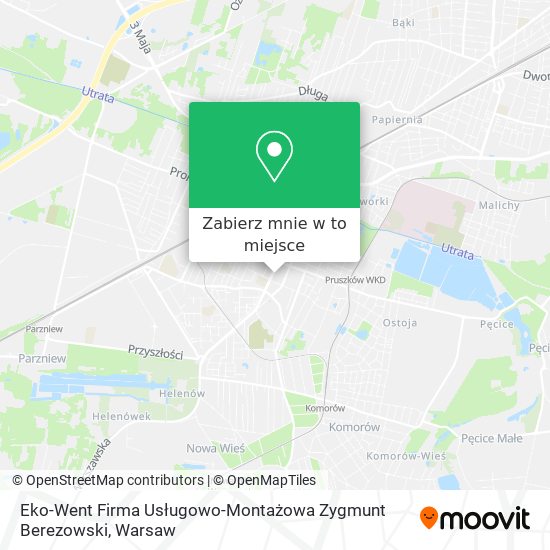 Mapa Eko-Went Firma Usługowo-Montażowa Zygmunt Berezowski