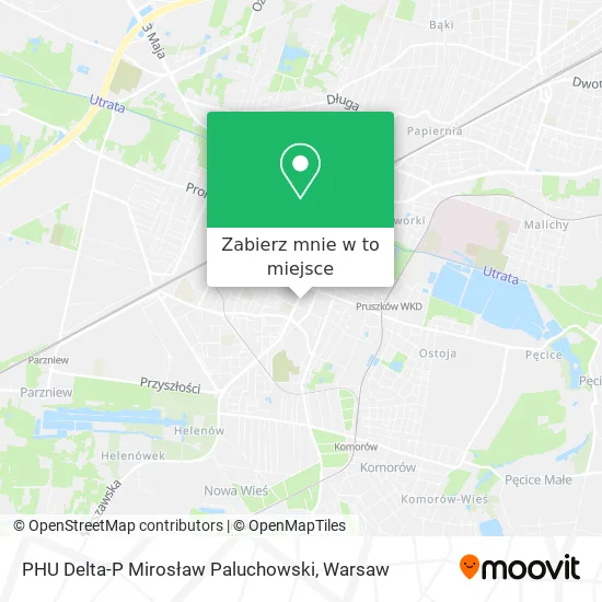 Mapa PHU Delta-P Mirosław Paluchowski