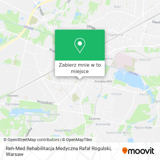 Mapa Reh-Med Rehabilitacja Medyczna Rafał Rogulski