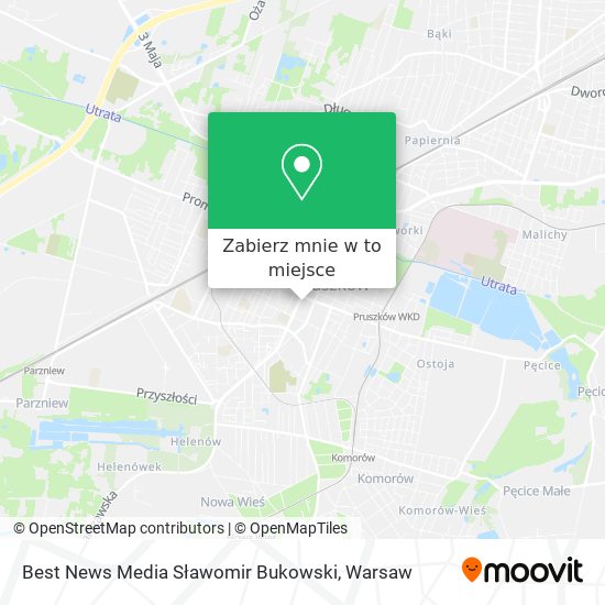 Mapa Best News Media Sławomir Bukowski