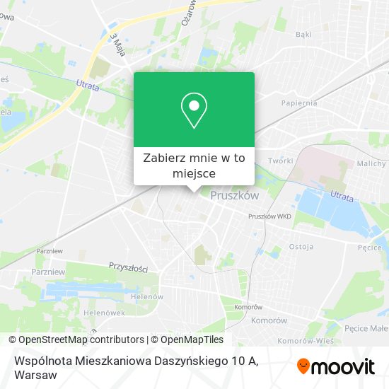 Mapa Wspólnota Mieszkaniowa Daszyńskiego 10 A