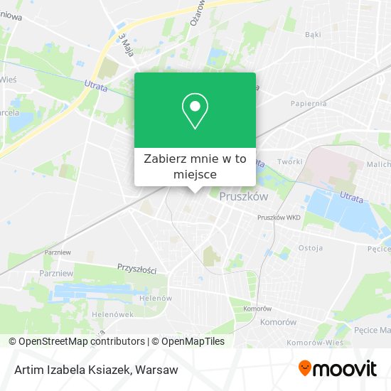 Mapa Artim Izabela Ksiazek