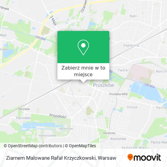 Mapa Ziarnem Malowane Rafał Krzyczkowski