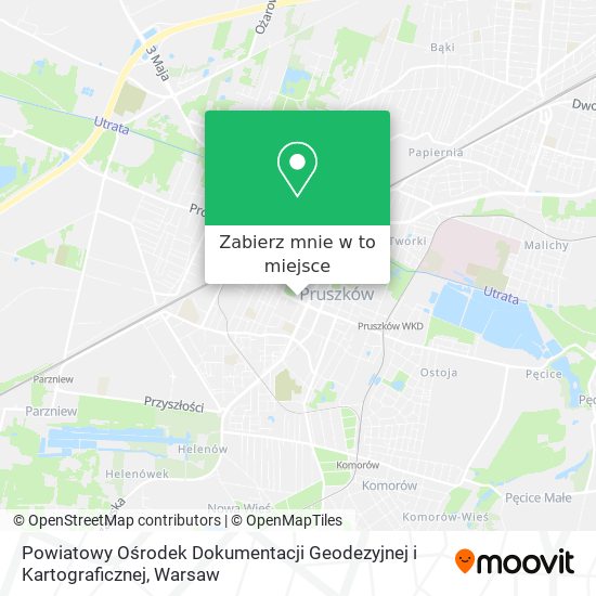 Mapa Powiatowy Ośrodek Dokumentacji Geodezyjnej i Kartograficznej