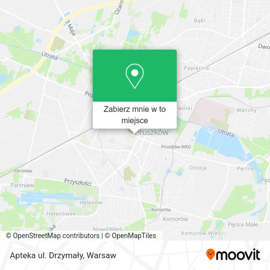 Mapa Apteka ul. Drzymały