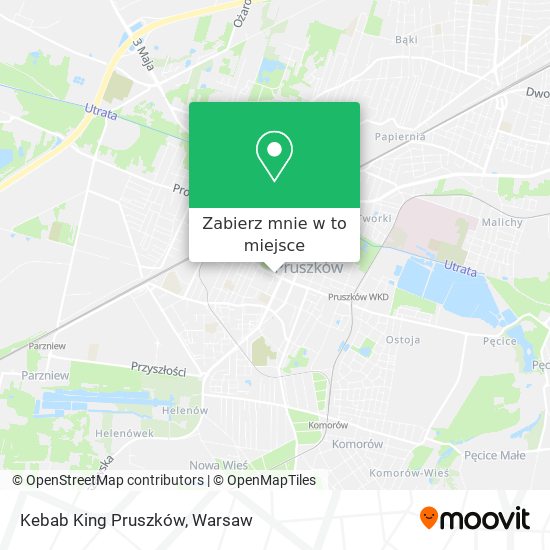 Mapa Kebab King Pruszków