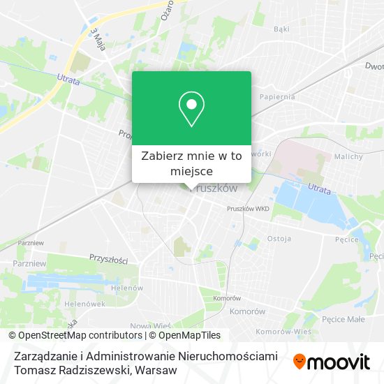 Mapa Zarządzanie i Administrowanie Nieruchomościami Tomasz Radziszewski