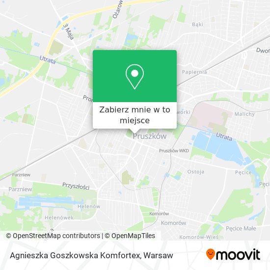 Mapa Agnieszka Goszkowska Komfortex