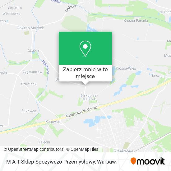 Mapa M A T Sklep Spożywczo Przemysłowy