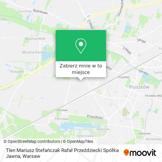 Mapa Tlen Mariusz Stefańczak Rafał Przeździecki Spółka Jawna