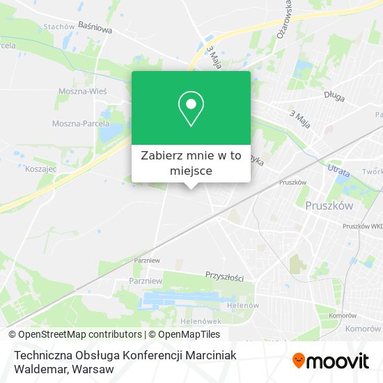 Mapa Techniczna Obsługa Konferencji Marciniak Waldemar