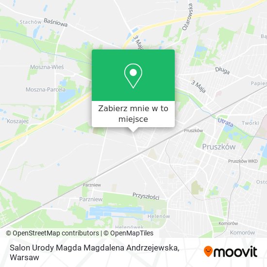 Mapa Salon Urody Magda Magdalena Andrzejewska