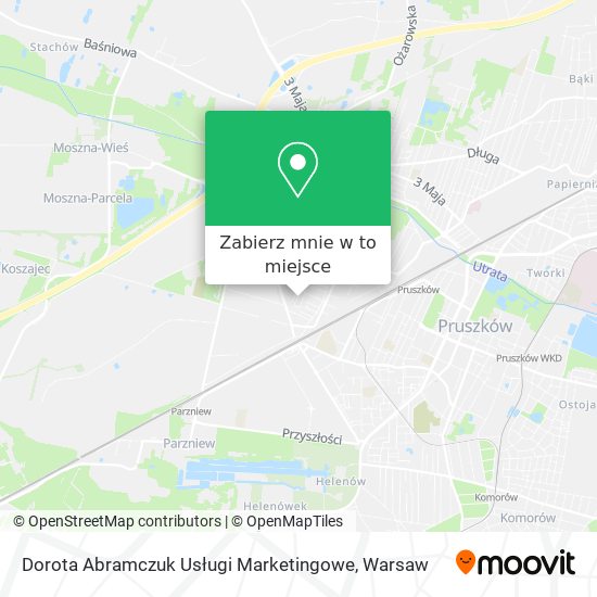 Mapa Dorota Abramczuk Usługi Marketingowe