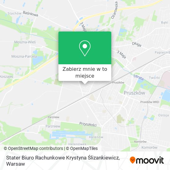 Mapa Stater Biuro Rachunkowe Krystyna Ślizankiewicz