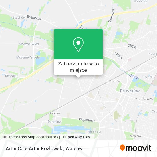 Mapa Artur Cars Artur Kozłowski