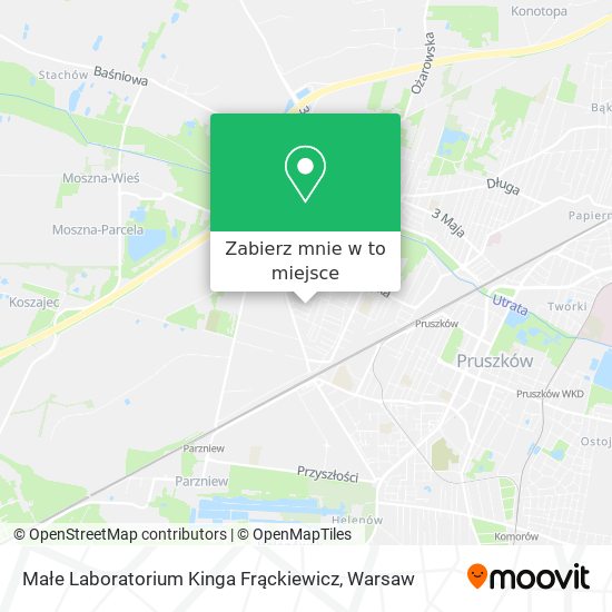 Mapa Małe Laboratorium Kinga Frąckiewicz