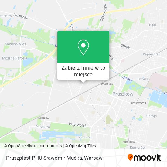 Mapa Pruszplast PHU Sławomir Mućka