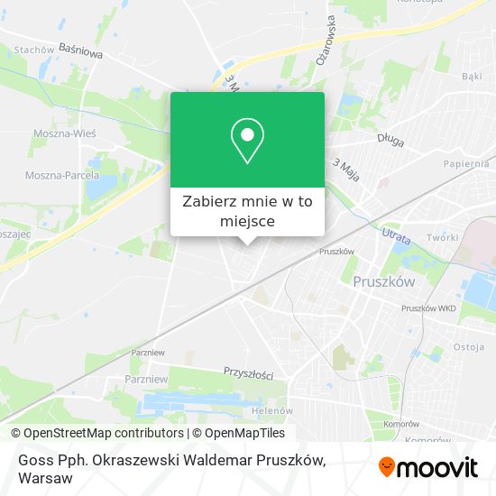 Mapa Goss Pph. Okraszewski Waldemar Pruszków