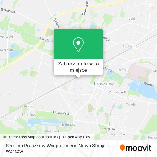 Mapa Semilac Pruszków Wyspa Galeria Nowa Stacja