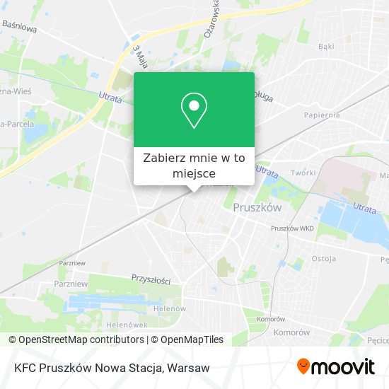 Mapa KFC Pruszków Nowa Stacja