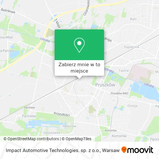 Mapa Impact Automotive Technologies. sp. z o.o.