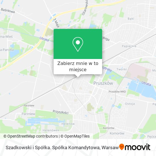 Mapa Szadkowski i Spółka. Spółka Komandytowa