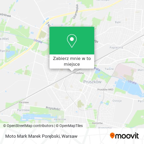 Mapa Moto Mark Marek Porębski