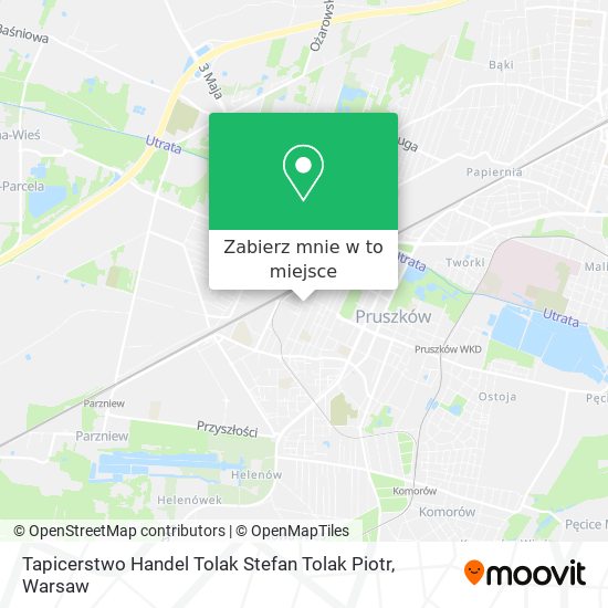 Mapa Tapicerstwo Handel Tolak Stefan Tolak Piotr